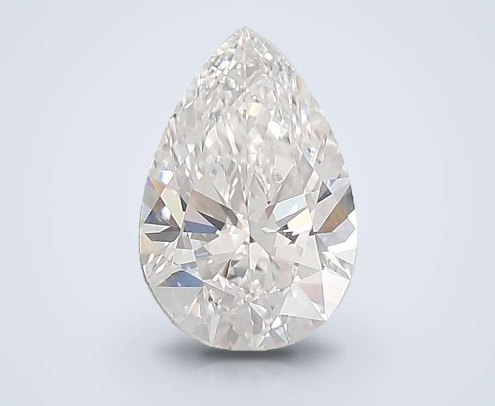 1.52ct E VVS2 Rare Carat Ideal Cut Pear Lab Grown Diamond