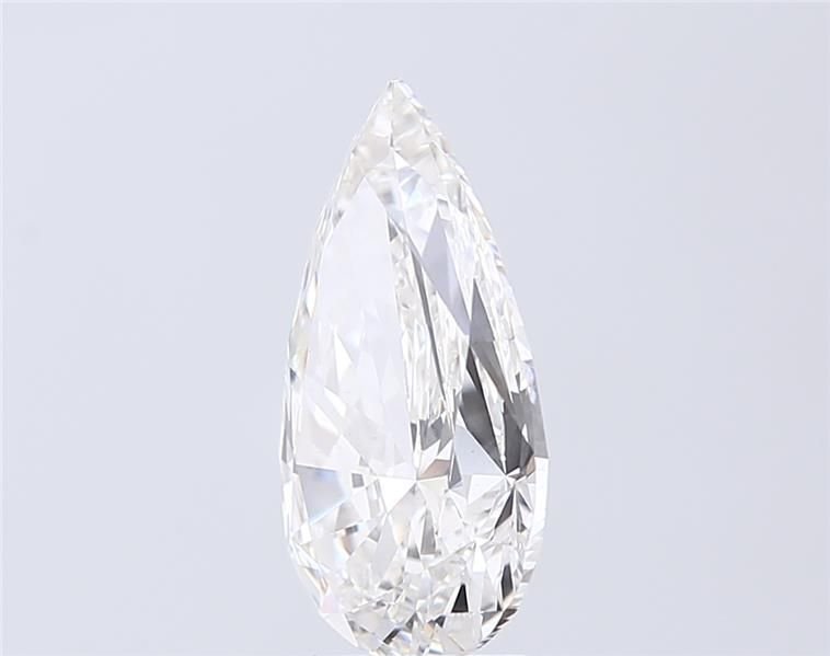3.51ct F VS1 Rare Carat Ideal Cut Pear Lab Grown Diamond