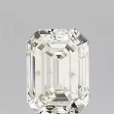 4.01ct K SI2 Very Good Cut Emerald Diamond