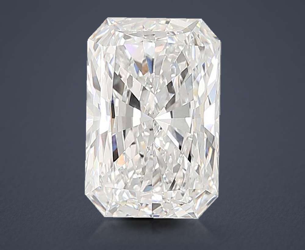 10.08ct F VVS2 Rare Carat Ideal Cut Radiant Lab Grown Diamond