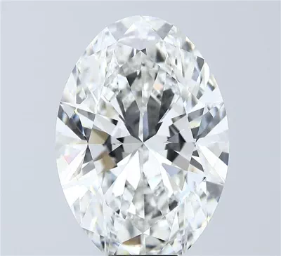 12.08ct F VVS2 Rare Carat Ideal Cut Oval Lab Grown Diamond