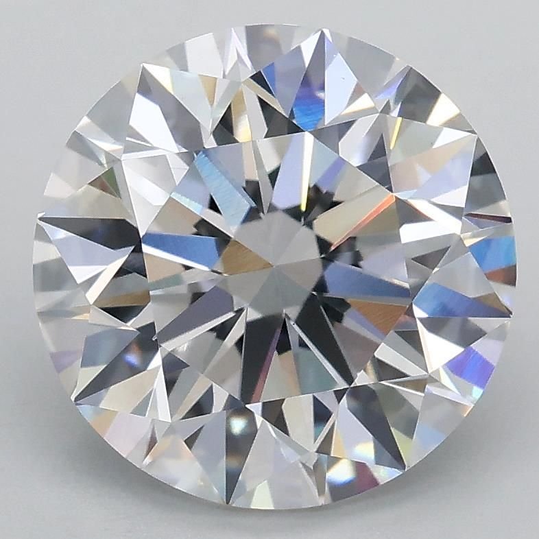 3.08ct E VS1 Rare Carat Ideal Cut Round Lab Grown Diamond