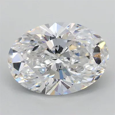 2.05ct D VVS2 Rare Carat Ideal Cut Oval Lab Grown Diamond