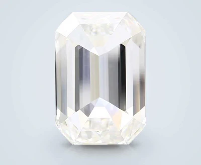 20.12ct F VS1 Rare Carat Ideal Cut Emerald Lab Grown Diamond