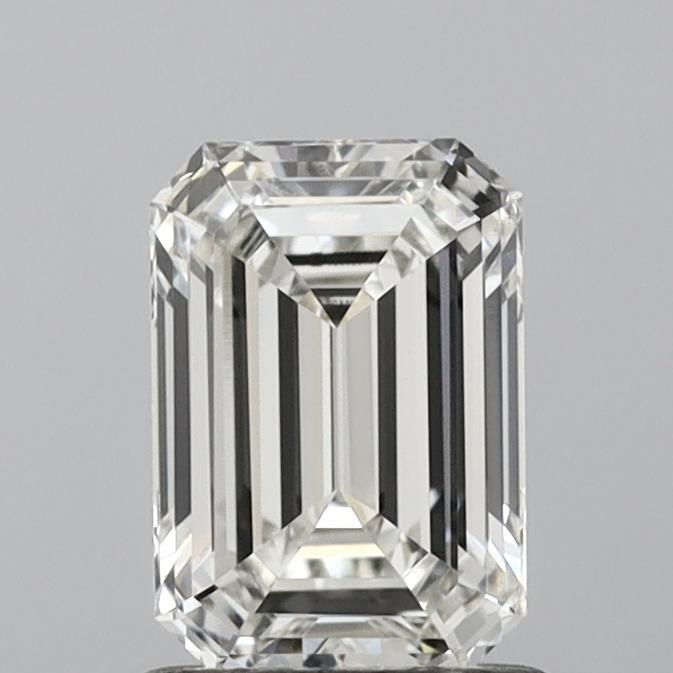 1.12ct H VS1 Rare Carat Ideal Cut Emerald Lab Grown Diamond