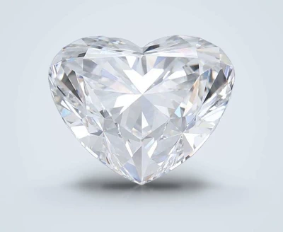6.05ct F VS1 Rare Carat Ideal Cut Heart Lab Grown Diamond