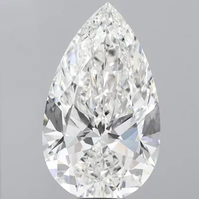 10.50ct F VVS2 Rare Carat Ideal Cut Pear Lab Grown Diamond