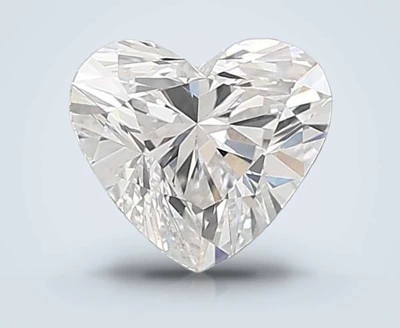 1.36ct D VS1 Very Good Cut Heart Lab Grown Diamond