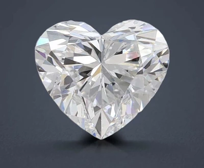 1.07ct D VVS1 Rare Carat Ideal Cut Heart Lab Grown Diamond