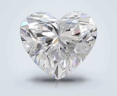 1.07ct D VVS1 Rare Carat Ideal Cut Heart Lab Grown Diamond