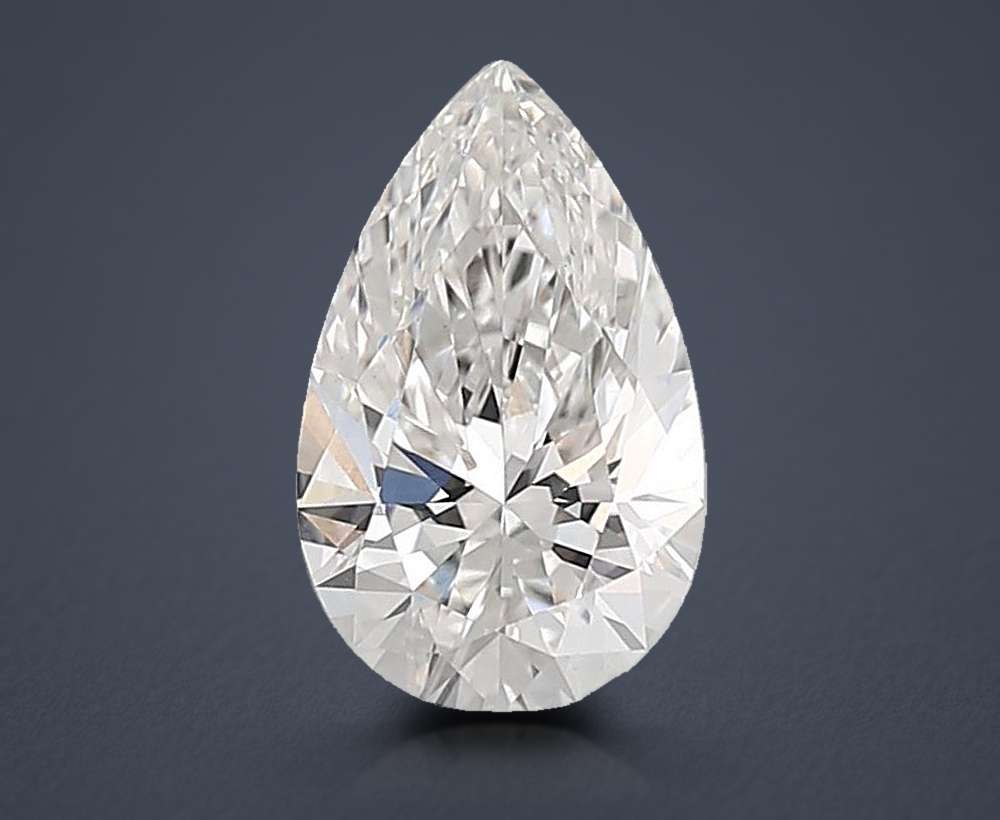 1.81ct E VVS2 Rare Carat Ideal Cut Pear Lab Grown Diamond