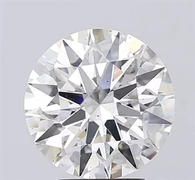 3.08ct G SI1 Rare Carat Ideal Cut Round Lab Grown Diamond