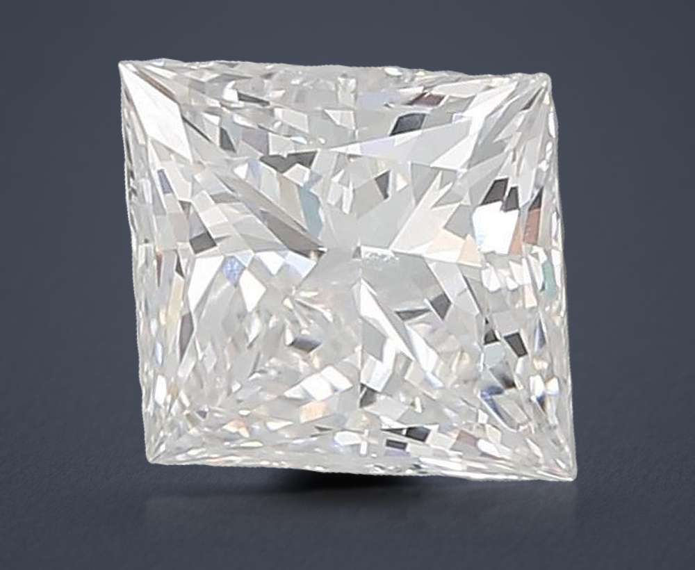 5.05ct E VVS2 Rare Carat Ideal Cut Princess Lab Grown Diamond