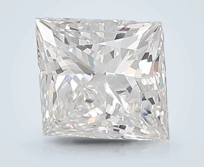 5.05ct E VVS2 Rare Carat Ideal Cut Princess Lab Grown Diamond