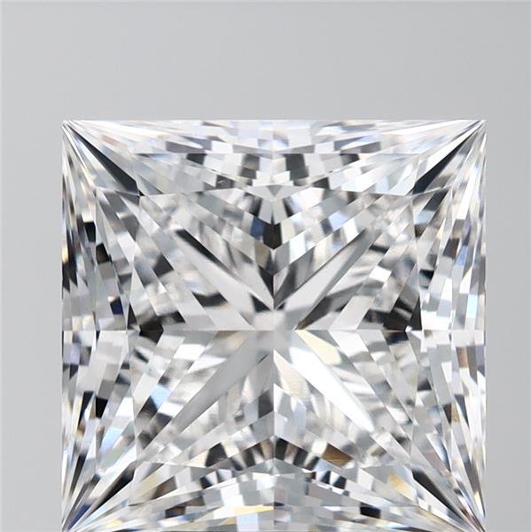 7.07ct F VS1 Rare Carat Ideal Cut Princess Lab Grown Diamond