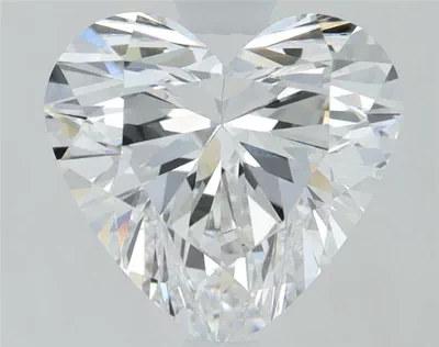 5.08ct F VS1 Rare Carat Ideal Cut Heart Lab Grown Diamond