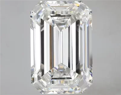 15.71ct F VVS2 Rare Carat Ideal Cut Emerald Lab Grown Diamond