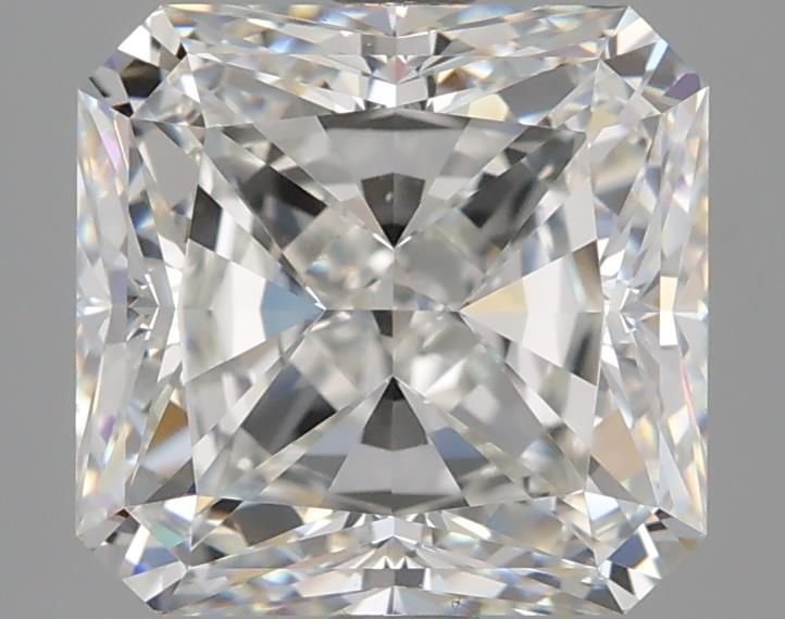 4.02ct H VS2 Rare Carat Ideal Cut Radiant Diamond