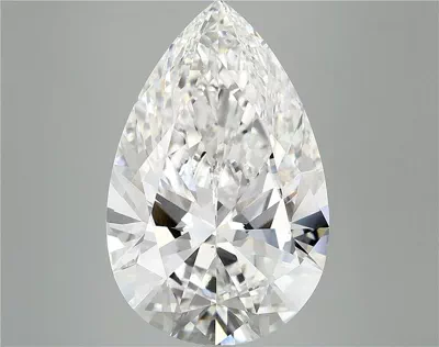 10.85ct F VVS2 Rare Carat Ideal Cut Pear Lab Grown Diamond