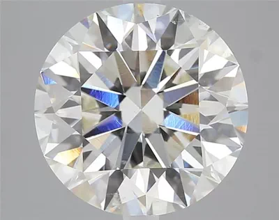 5.03ct I SI1 Rare Carat Ideal Cut Round Diamond