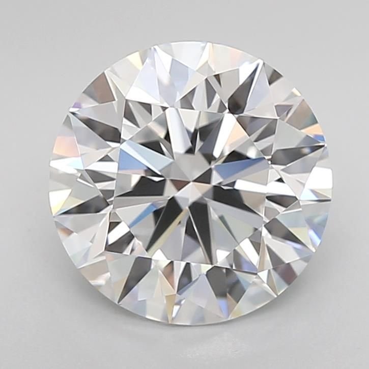 3.06ct E VVS2 Rare Carat Ideal Cut Round Lab Grown Diamond