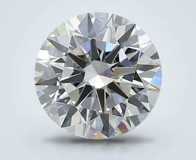 3.29ct D VVS2 Rare Carat Ideal Cut Round Lab Grown Diamond