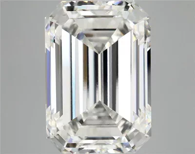 13.30ct F VVS2 Rare Carat Ideal Cut Emerald Lab Grown Diamond