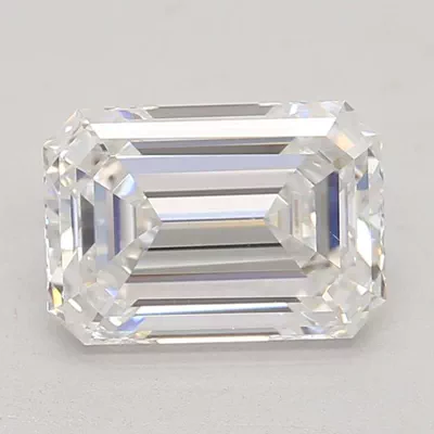 0.98ct E SI1 Rare Carat Ideal Cut Emerald Lab Grown Diamond