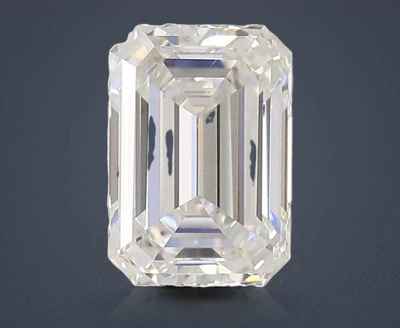 0.98ct E SI1 Rare Carat Ideal Cut Emerald Lab Grown Diamond