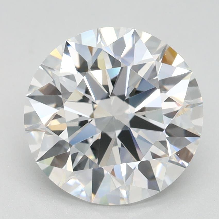 2.07ct F VS2 Rare Carat Ideal Cut Round Lab Grown Diamond