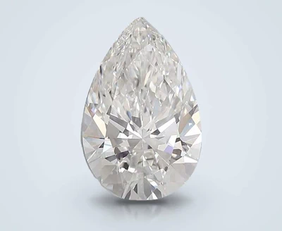 3.09ct F VVS2 Rare Carat Ideal Cut Pear Lab Grown Diamond