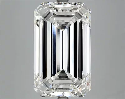 11.22ct F VVS2 Very Good Cut Emerald Lab Grown Diamond