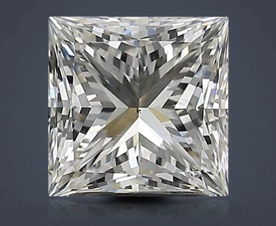 1.70ct J SI1 Rare Carat Ideal Cut Princess Diamond