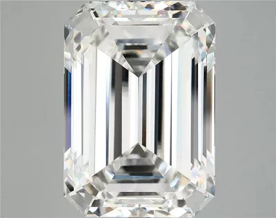13.51ct F VVS2 Rare Carat Ideal Cut Emerald Lab Grown Diamond