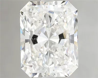 5.03ct G SI2 Rare Carat Ideal Cut Radiant Diamond