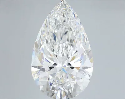 12.02ct F VVS2 Rare Carat Ideal Cut Pear Lab Grown Diamond