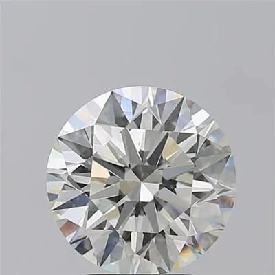 3.01ct K VS2 Rare Carat Ideal Cut Round Diamond