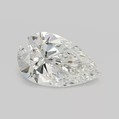 5.08ct E VS1 Rare Carat Ideal Cut Pear Lab Grown Diamond