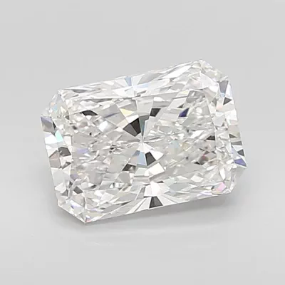 4.03ct F VS1 Rare Carat Ideal Cut Radiant Lab Grown Diamond