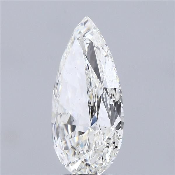 5.03ct I SI2 Rare Carat Ideal Cut Pear Diamond