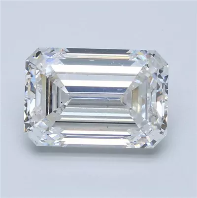 5.17ct E VS2 Excellent Cut Emerald Lab Grown Diamond