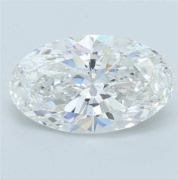 4.01ct E VS2 Very Good Cut Oval Lab Grown Diamond