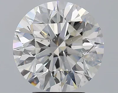 4.01ct G SI2 Excellent Cut Round Diamond