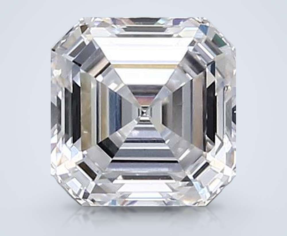 1.00ct F VVS2 Excellent Cut Asscher Lab Grown Diamond