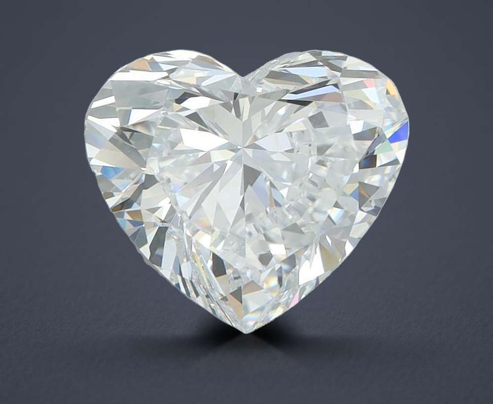 3.93ct D FL Rare Carat Ideal Cut Heart Lab Grown Diamond