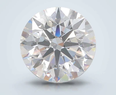 3.44ct D VVS2 Rare Carat Ideal Cut Round Lab Grown Diamond