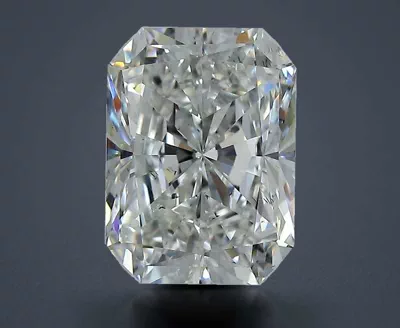 3.41ct G SI2 Rare Carat Ideal Cut Radiant Diamond