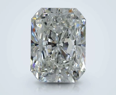 3.41ct G SI2 Rare Carat Ideal Cut Radiant Diamond