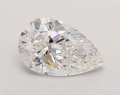 2.04ct E VS1 Rare Carat Ideal Cut Pear Lab Grown Diamond