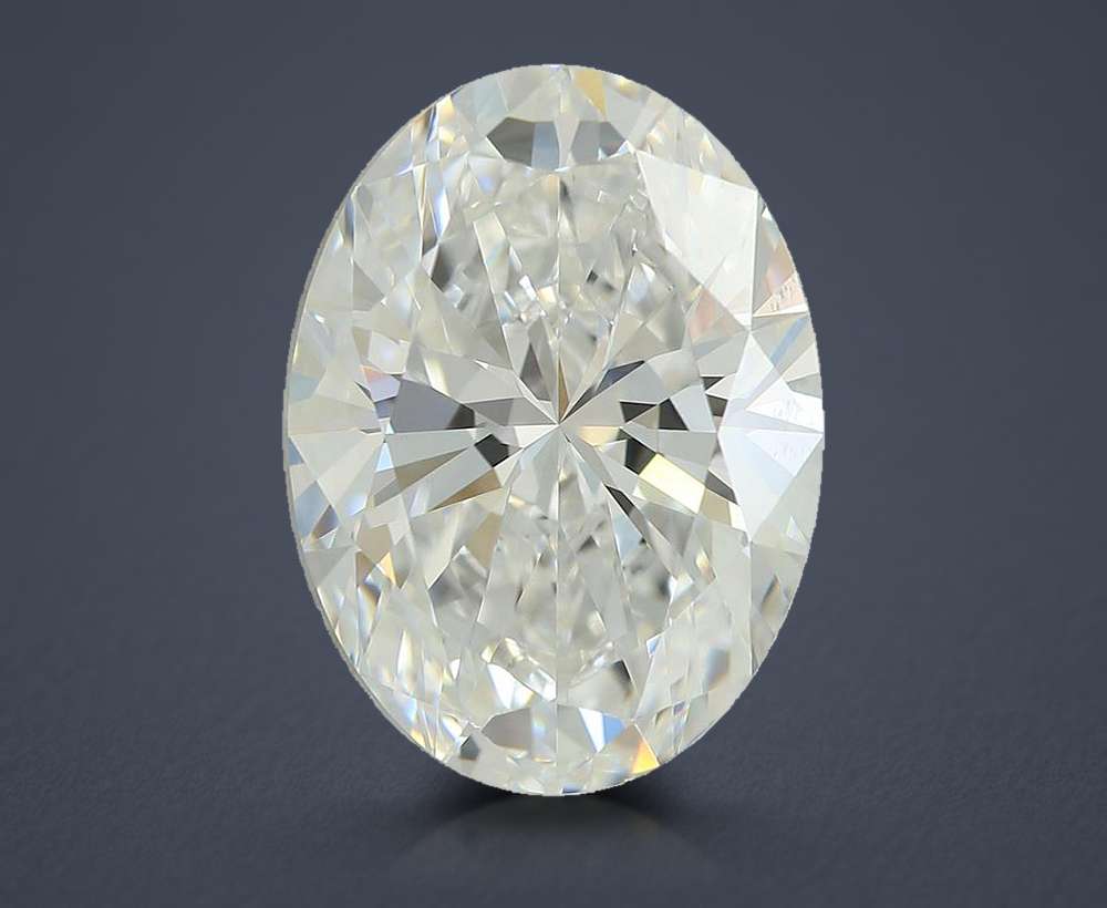 3.59ct E VVS2 Rare Carat Ideal Cut Oval Lab Grown Diamond
